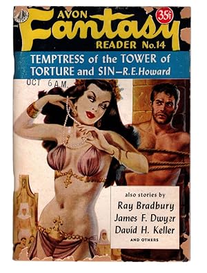 Seller image for AVON FANTASY READER NO. 14 Temptress of the Tower of Torture and Sin by R. E. Howard. COLLECTIBLE PULP MAGAZINE 1950. for sale by Once Read Books