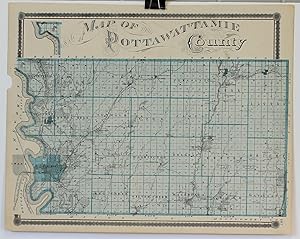 Seller image for MAP OF POTTAWATTAMIE COUNTY [Iowa] for sale by Tennyson Williams Books and Fine Art