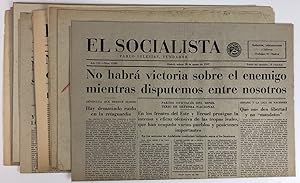 EL SOCIALISTA | SPANISH SOCIAL WORKERS' PARTY PUB 1937 (10 ISSUES)