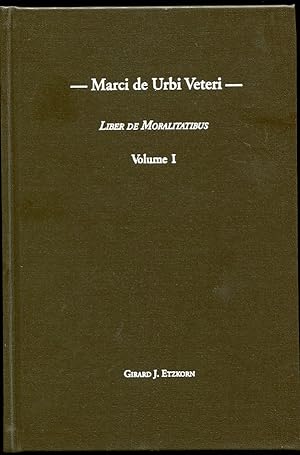 Liber De Moralitatibus , Volume 1