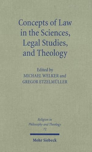 Seller image for Concepts of Law in the Sciences, Legal Studies, and Theology for sale by GreatBookPrices