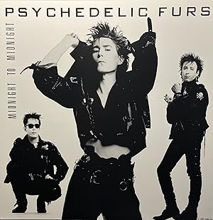 A Record Store Window Advertisement for The Psychedelic Furs' 1987 Album "Midnight to Midnight"