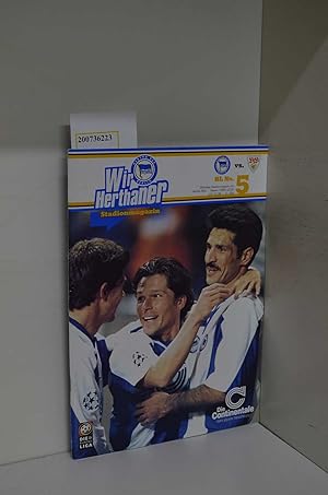 Wir Herthaner. Offizielles Stadionmagazin von Hertha BSC. Saison 1999/2000 02.10.99 No. 5