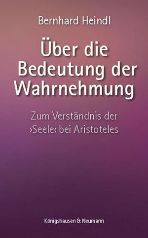 Seller image for ber die Bedeutung der Wahrnehmung for sale by Rheinberg-Buch Andreas Meier eK