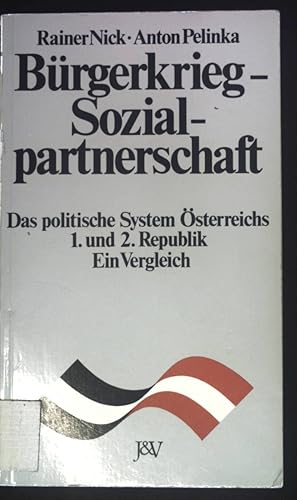 Seller image for Brgerkrieg - Sozialpartnerschaft : d. polit. System sterreichs - 1. u. 2. Republik ; e. Vergleich. for sale by books4less (Versandantiquariat Petra Gros GmbH & Co. KG)