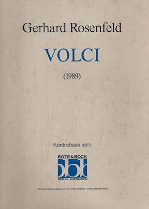 Bild des Verkufers fr Volci. Kontrabass Solo; zum Verkauf von nika-books, art & crafts GbR