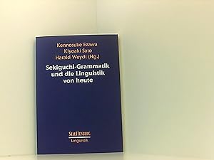 Bild des Verkufers fr Sekiguchi-Grammatik und die Linguistik von heute (Stauffenburg Linguistik) zum Verkauf von Book Broker