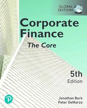 Seller image for Corporate Finance: The Core, Global Edition (Paperback) for sale by Grand Eagle Retail