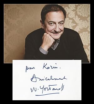 Seller image for Wladimir Yordanoff (1954-2020) - Carte ddicace en personne + Photos for sale by PhP Autographs