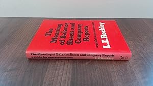 Seller image for The Meaning of Balance Sheets and Company Reports for sale by BoundlessBookstore