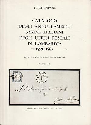 Catalogo deglli annullamenti sardo-italiani degli uffici postali di Lombardia 1859-1863