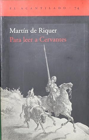 Seller image for Para leer a Cervantes for sale by Librera Alonso Quijano