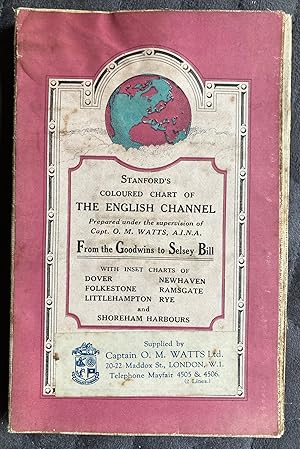 Stanford's Coloured Chart of the English Channel from the Goodwins to Selsey Bill