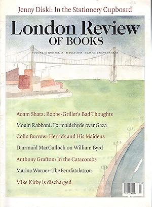 Seller image for London Review of Books, Volume 36, No.15: July 31, 2014 for sale by Dorley House Books, Inc.