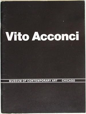 Vito Acconci: A Retrospective 1969 to 1980