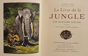 Le livre de la jungle. Compositions de Deluermoz gravées sur bois par Louis-Joseph SOULAS.