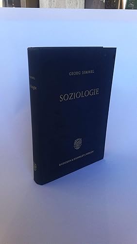 Soziologie. Untersuchung über die Formen der Vergesellschaftung. Georg Simmel. Gesammelte. Band 2.