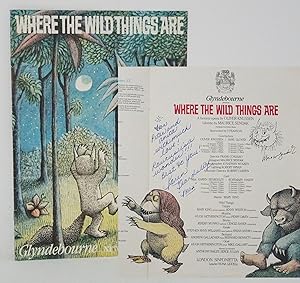 WHERE THE WILD THINGS ARE - THEATER PAMPHLET (SIGNED WITH A DRAWING)