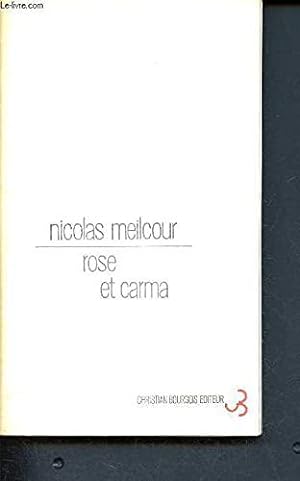Bild des Verkufers fr Rose et Carma zum Verkauf von JLG_livres anciens et modernes