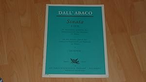 Dall Abaco Sonata B Dur für Altblockflöte Heinrichshofen Verlag N6007.