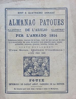 ALMANAC PATOUES de l'ARIEJO per l'annado 1914