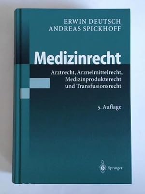 Seller image for Medizinrecht - Arztrecht, Arzneimittelrecht, Medizinprodukterecht und Transfusionsrecht for sale by Celler Versandantiquariat