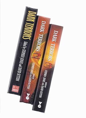 Bild des Verkufers fr THREE BOOKS: The Gollancz Book of Horror - Dark Terrors VOLUME 1, 2 and 3 ( Three Volumes -one Signed By Michael Marshall Smith; Steve Rasnic Tem, Mark Morris ) zum Verkauf von Leonard Shoup