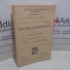 Studies In Modality (American Philosophical Quarterly : Monograph Series No. 8)