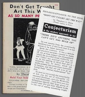 Seller image for Don't Get Taught Art This Way! As So Many People Do for sale by Nighttown Books