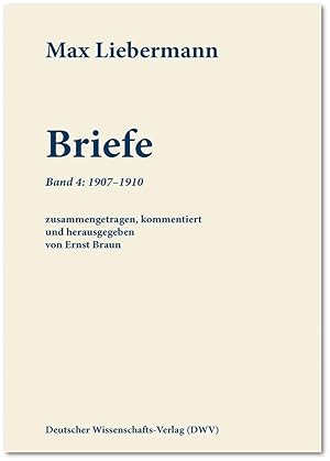 Immagine del venditore per Max Liebermann: Briefe Band 4 venduto da moluna