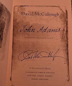 Seller image for John Adams for sale by Jusara Book Shop  IOBA