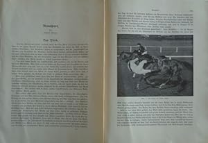 Seller image for Rennsport. Seiten 891-850 aus "Das groe illustrierte Sportbuch" vom Verlag J.J.Arnd (Leipzig) 1908. 10 Abbildungen. for sale by Antiquariat Ursula Hartmann