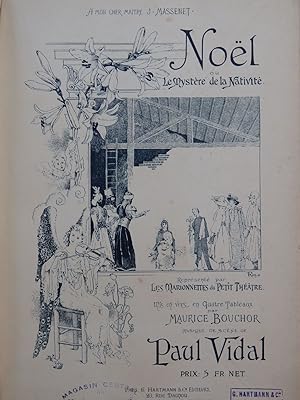 Image du vendeur pour VIDAL Paul Nol ou le Mystre de la Nativit Chant Piano 1891 mis en vente par partitions-anciennes