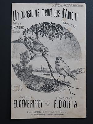 Image du vendeur pour Un Oiseau ne meurt pas d'Amour F. Doria Chant XIXe mis en vente par partitions-anciennes