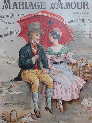 Seller image for JOUVE douard Mariage d'Amour Chant Piano for sale by partitions-anciennes