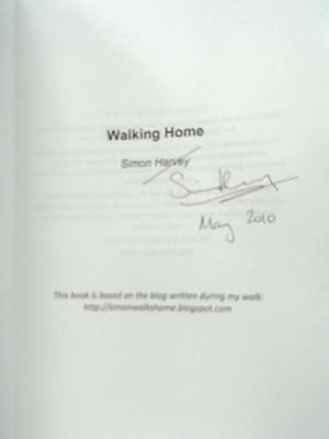Imagen del vendedor de Walking Home a la venta por World of Rare Books
