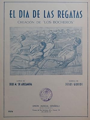 Imagen del vendedor de GURIDI Jesus El Dia De Las Regatas Chant Piano 1943 a la venta por partitions-anciennes