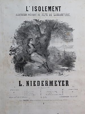 Seller image for NIEDERMEYER Louis L'Isolement Chant Piano ca1840 for sale by partitions-anciennes