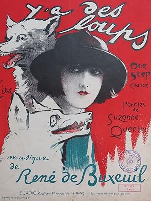 Seller image for DE BUXEUIL Ren Y'a des loups Piano ca1924 for sale by partitions-anciennes