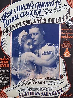 Seller image for HEYMANN W. R. Mon amour quand je danse avec toi Chant Piano 1931 for sale by partitions-anciennes