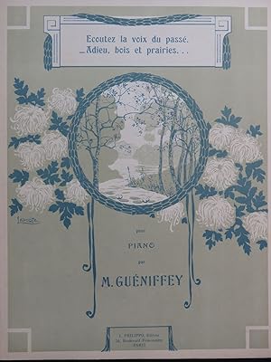 Seller image for GUNIFFEY Maxence Adieu Bois et Prairies Piano 1924 for sale by partitions-anciennes