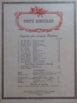 Seller image for RIMSKY-KORSAKOFF N. Chant Hindou Piano Violon 1919 for sale by partitions-anciennes