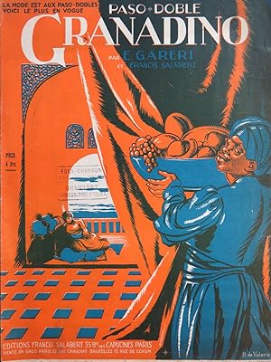 Imagen del vendedor de GARERI E. et SALABERT Francis Paso-Doble Granadino Piano 1920 a la venta por partitions-anciennes