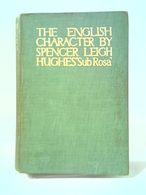 Imagen del vendedor de The English Character a la venta por World of Rare Books