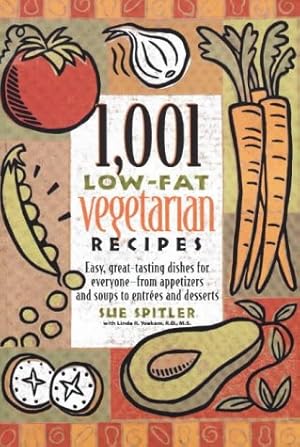 Seller image for 1,001 Low-Fat Vegetarian Recipes for sale by Reliant Bookstore