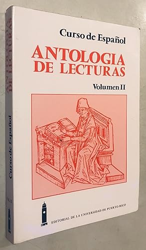 Imagen del vendedor de Antologia de Lecturas: Curso de Espanol Volumen II (Spanish Edition) Paperback a la venta por Once Upon A Time