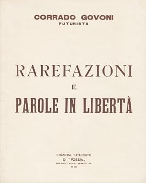 Seller image for Rarefazioni e parole in libert� (1915). for sale by FIRENZELIBRI SRL