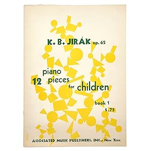 Seller image for 12 Piano Pieces for Children, Opus 62 (Book 1) for sale by Boyd Used & Rare Books