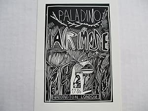 Image du vendeur pour Mimmo Paladino Etchings Woodcuts Linocuts BR Kornblatt Gallery 1987 Exhibition invite postcard mis en vente par ANARTIST