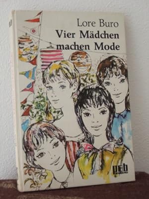 Seller image for Vier Mdchen machen Mode. for sale by Allguer Online Antiquariat